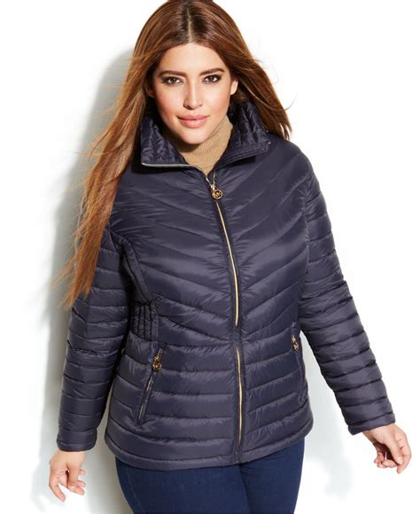 michael kors plus size puffer coat